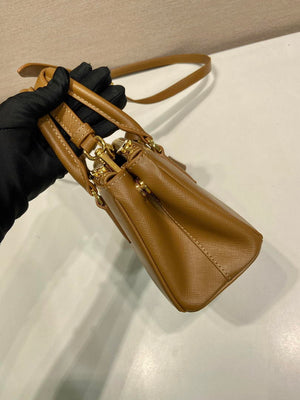 Prada Galleria mini Saffiano leather bag 1BA916 brown - Default Title - View 5