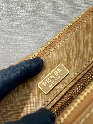 Prada Galleria mini Saffiano leather bag 1BA916 brown - Default Title - View 9