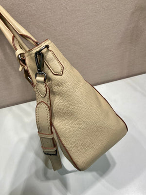Prada Large leather tote bag 1BG602 Sand Beige - Default Title - View 5