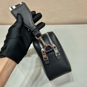 Prada Leather bag with shoulder strap 1BH082 Black - Default Title - View 7