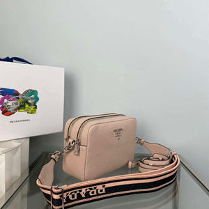 Prada Leather bag with shoulder strap 1BH082 Pink - Default Title - View 3