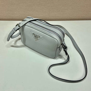 Prada Leather bag with shoulder strap 1BH082 White - Default Title - View 2