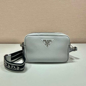 Prada Leather bag with shoulder strap 1BH082 White - Default Title - View 3