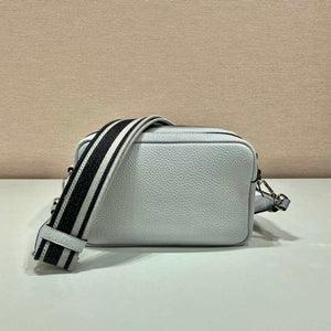 Prada Leather bag with shoulder strap 1BH082 White - Default Title - View 4