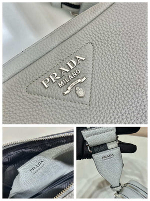 Prada Leather bag with shoulder strap 1BH082 White - Default Title - View 9