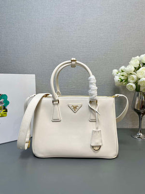 Prada Medium Prada Galleria Saffiano leather bag 1BA863 White - Default Title - View 1