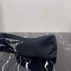 Prada Nylon Prada Triangle shoulder bag 1BH190 Black - Default Title - View 4