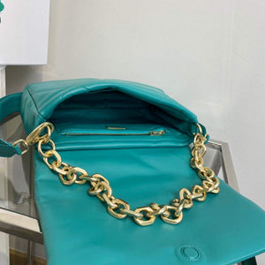 Prada Padded nappa leather shoulder bag 1BD306 Green - Default Title - View 8
