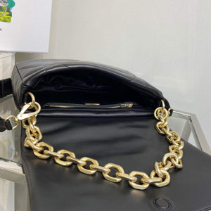 Prada Padded nappa leather shoulder bag 1BD306 Black - Default Title - View 8