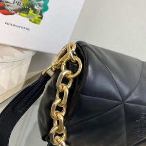 Prada Padded nappa leather shoulder bag 1BD306 Black - Default Title - View 6