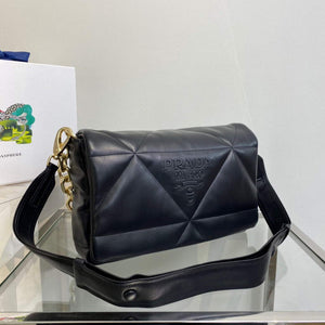 Prada Padded nappa leather shoulder bag 1BD306 Black - Default Title - View 3