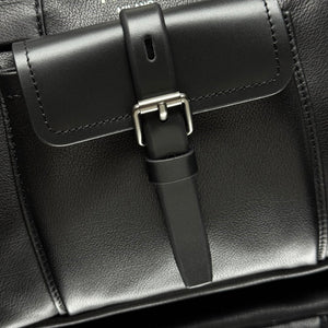 Prada Route medium leather tote bag 1BG660 Black - Default Title - View 6