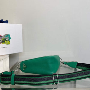 Prada Saffiano Prada Triangle bag 2VH155 Green - Default Title - View 5