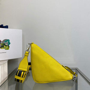 Prada Saffiano Prada Triangle bag 2VH155 Yellow - Default Title - View 3