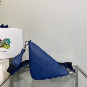 Prada Saffiano Prada Triangle bag 2VH155 Blue - Default Title - View 3
