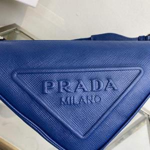 Prada Saffiano Prada Triangle bag 2VH155 Blue - Default Title - View 4