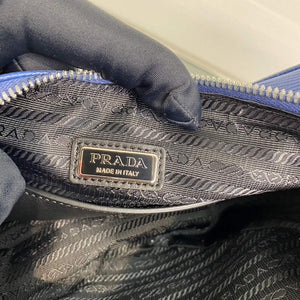 Prada Saffiano Prada Triangle bag 2VH155 Blue - Default Title - View 9