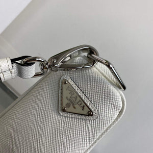 Prada Saffiano Prada Triangle bag 2VH155 White - Default Title - View 6