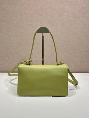 Prada Soft Sound medium leather shoulder bag 1BN023 Pistachio Green - Default Title - View 4