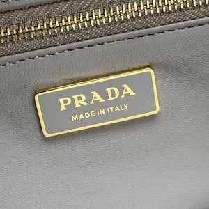 Prada Soft Sound medium leather shoulder bag 1BN023 Light Gray - Default Title - View 9