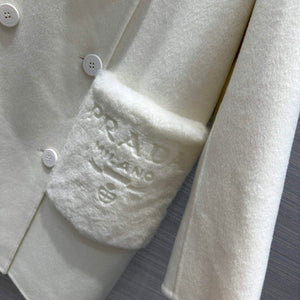 Prada Women's Fashion Clothing Cashmere Coat P99465 - 36 - View 6