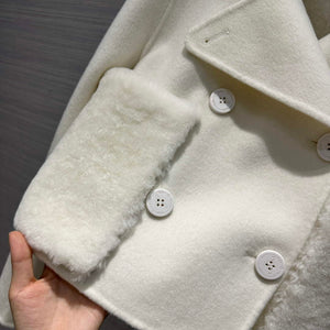 Prada Women's Fashion Clothing Cashmere Short Coat P99463 - 36 - View 5