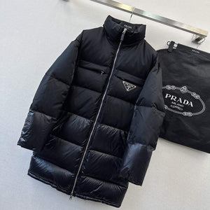 Prada Women's Men's Fashion Clothing Down Coat P74180 - 1 - View 2