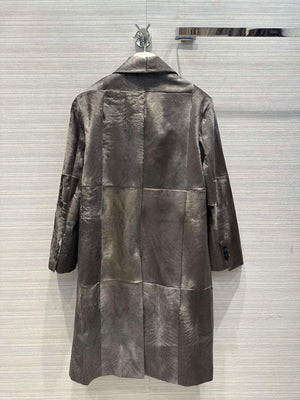 Prada Women's Fashion Clothing Sheepskin Suit Coat P99467 - 36 - View 9