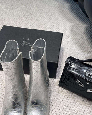 Prada Women's Shoes Boots 75 mm Heel P67338 - 35 - View 9