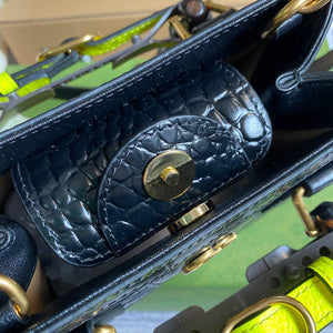 Gucci Diana Mini Tote Bag Crocodile LeatherTop Handle Bag Gucci a€?55661 Black - Default Title - View 8
