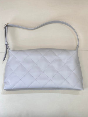 Chanel AS6139 Large Hobo Handbag Shiny Lambskin & Gold-Tone Metal Light Purple - Default Title - View 6