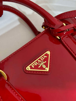 Prada 1BA906 Prada Patent leather mini-bag Red - Default Title - View 7