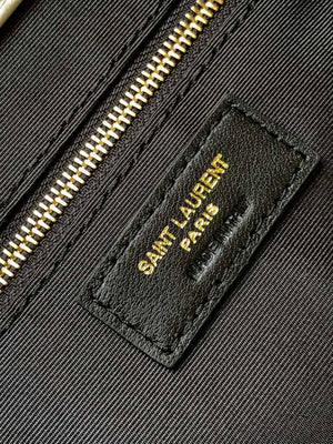 Saint Laurent YSL 698651 Icare Maxi Shopping Bag In Quilted Lambskin White - Default Title - View 9