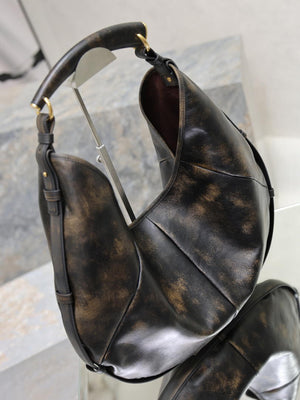 Saint Laurent YSL A0011MAAGWJ1000 MOMBASA Large in vintage leather - Default Title - View 6