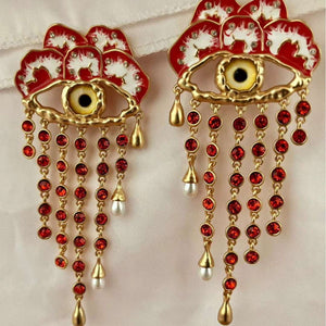 Schiaparelli European Vintage Earrings S9520 - Default Title - View 4