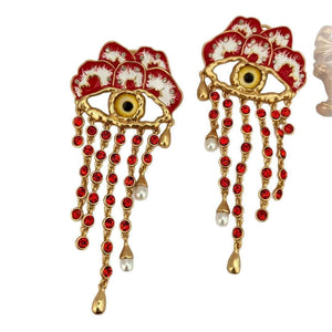 Schiaparelli European Vintage Earrings S9520 - Default Title - View 5