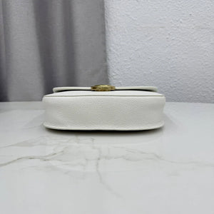 Small Dior Médaillon Flap Bag M3919QDWP_M900 White Grained Calfskin - Default Title - View 6