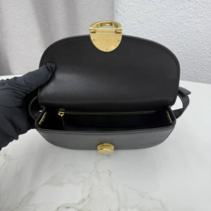 Small Dior Médaillon Flap Bag M3919QDWP_M900 Black Grained Calfskin - Default Title - View 8