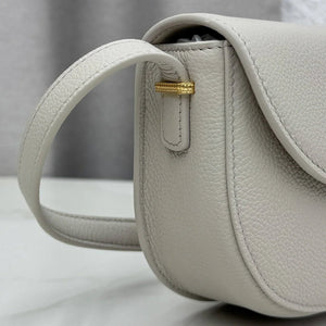 Small Dior Médaillon Flap Bag M3919QDWP_M900 Gray Grained Calfskin - Default Title - View 3