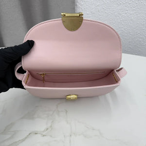 Small Dior Médaillon Flap Bag M3919QDWP_M900 Pink Grained Calfskin - Default Title - View 8