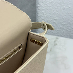 Small Dior Médaillon Flap Bag M3919QDWP_M900 Apricot Grained Calfskin - Default Title - View 7