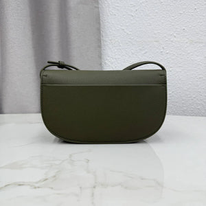 Small Dior Médaillon Flap Bag M3919QDWP_M900 Olive Green Grained Calfskin - Default Title - View 5