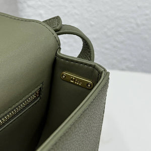 Small Dior Médaillon Flap Bag M3919QDWP_M900 Olive Green Grained Calfskin - Default Title - View 7
