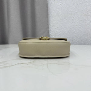 Small Dior Médaillon Flap Bag M3919QDWP_M900 Camel Beige Grained Calfskin - Default Title - View 6