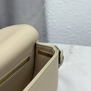 Small Dior Médaillon Flap Bag M3919QDWP_M900 Camel Beige Grained Calfskin - Default Title - View 7