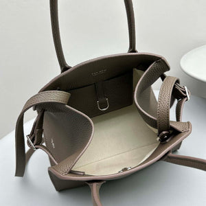 The Row Calfskin Soft Margaux 10 Bag THR153678 Grey - Default Title - View 8