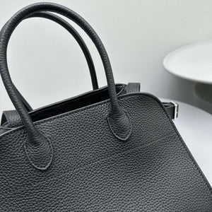 The Row Calfskin Soft Margaux 10 Bag THR153678 Black - Default Title - View 5