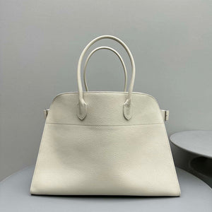 The Row THR116945 Suede Soft Margaux 17 Top Handle Bag T11005 - Default Title - View 3