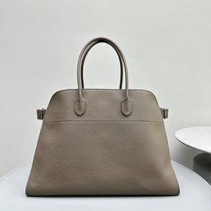 The Row THR116945 Suede Soft Margaux 17 Top Handle Bag T11007 - Default Title - View 2