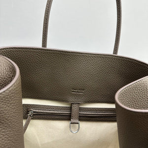 The Row THR116945 Suede Soft Margaux 17 Top Handle Bag T11007 - Default Title - View 9